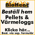 Best�ll hem Dina pellets och v�rmeloggs fr�n BioHeat h�r.